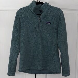 Patagonia Blue Fleece Half-Zip Pullover